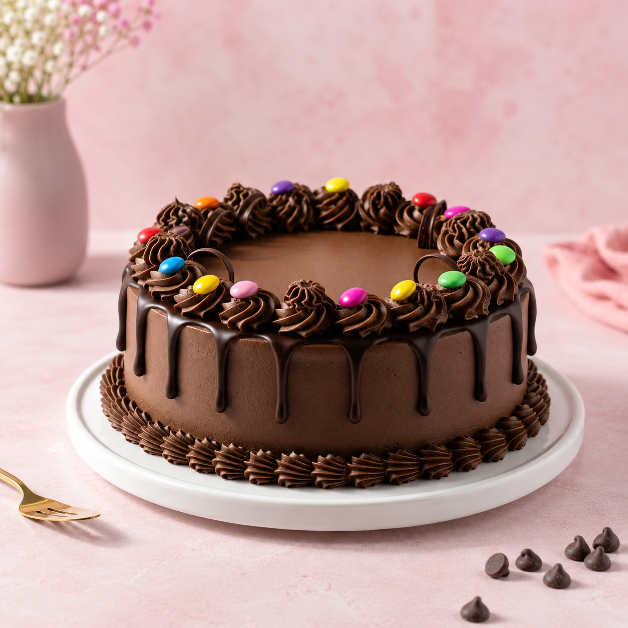 Chocolate Gems Cake
