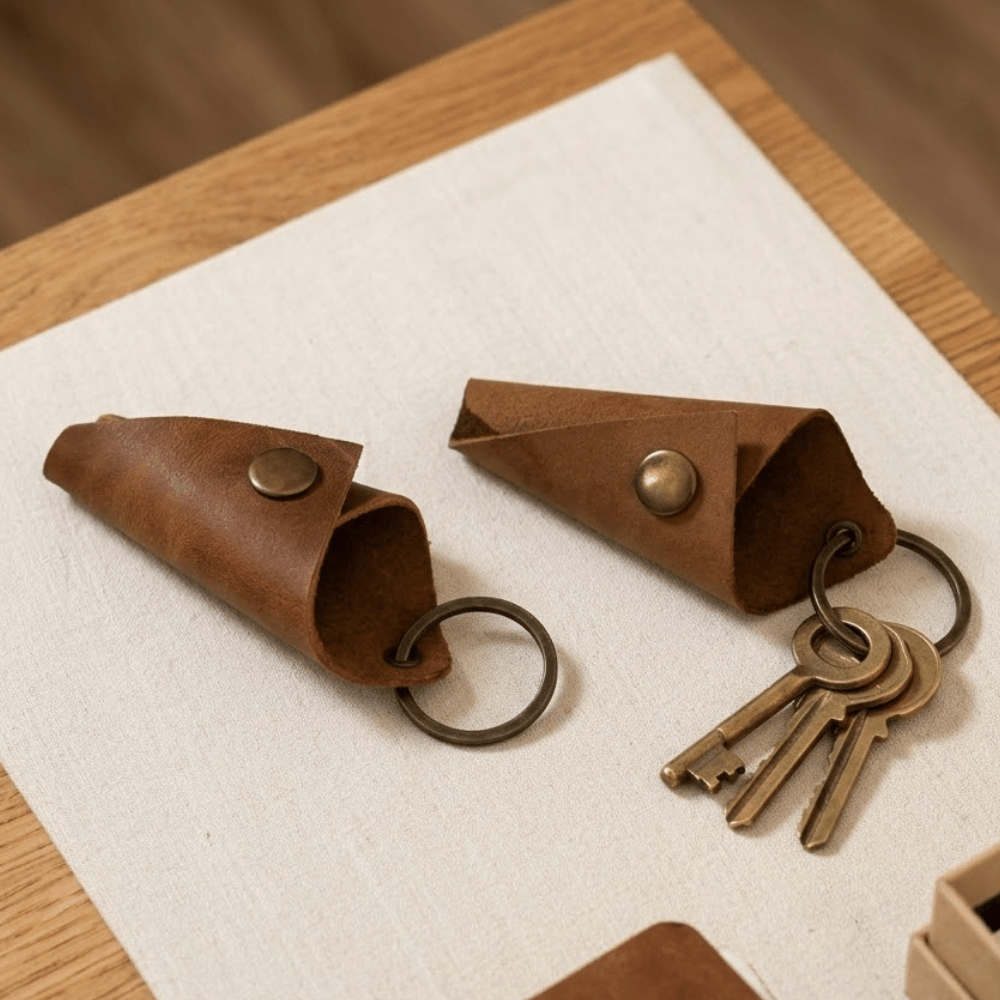 Leather Keychain